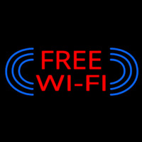 Free Wi Fi Leuchtreklame