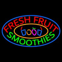 Fresh Fruit Smoothies Leuchtreklame