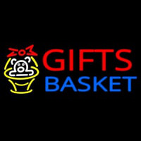 Giftsbasket Leuchtreklame