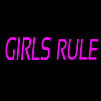 Girls Rule Leuchtreklame