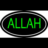 Green Allah Leuchtreklame