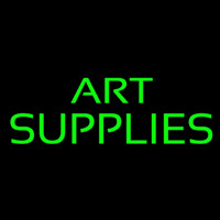 Green Art Supplies 1 Leuchtreklame