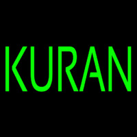 Green Kuran Leuchtreklame