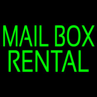 Green Mailbo  Rental Leuchtreklame