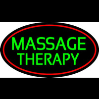 Green Massage Therapy Leuchtreklame