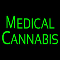 Green Medical Cannabis Leuchtreklame