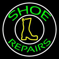 Green Shoe Repairs Leuchtreklame