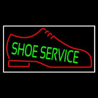 Green Shoe Service Leuchtreklame