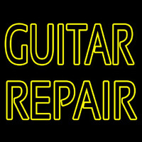 Guitar Repair Leuchtreklame