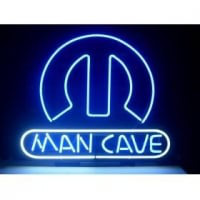 HANDICRAFT MOPAR MAN CAVE LOGO Leuchtreklame