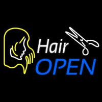 Hair Open  Leuchtreklame