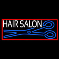 Hair Salon With Scissor Leuchtreklame