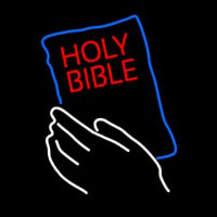 Holy Bible Leuchtreklame