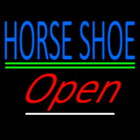 Horseshoe Open Leuchtreklame