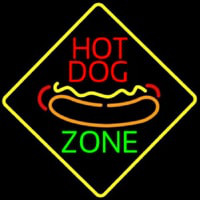 Hot Dog Zone Leuchtreklame