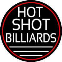 Hot Shot Billiards 5 Leuchtreklame