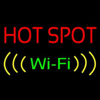 Hot Spot Wifi Leuchtreklame