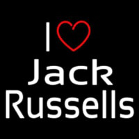 I Love Jack Russells Leuchtreklame