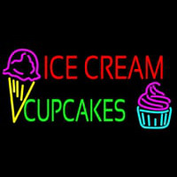 Ice Cream Cupcakes Leuchtreklame