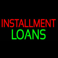 Installment Loans Leuchtreklame