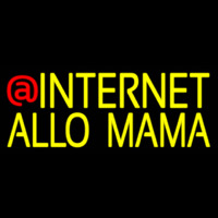 Internet Allo Mama Leuchtreklame