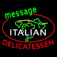 Italian Delicatessen Leuchtreklame