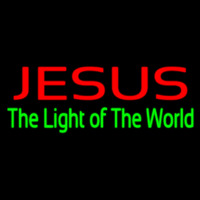 Jesus The Light Of World Leuchtreklame