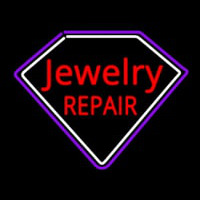 Jewelry Repair Red Leuchtreklame