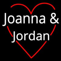 Joanna And Jordan Leuchtreklame