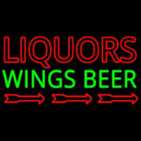 Liquor Wings Beer Leuchtreklame