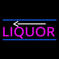 Liquor With Arrow Leuchtreklame