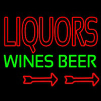 Liquors Wines Beer Leuchtreklame