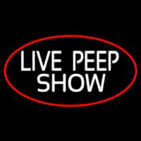 Live Peep Show Leuchtreklame