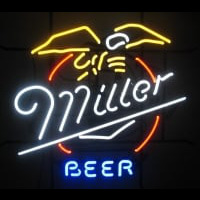 MILLER BEER LAGER BAR PUB Leuchtreklame