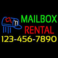 Mailbo  Rental With Phone Number Leuchtreklame