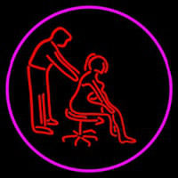 Male Female Massage Logo Leuchtreklame