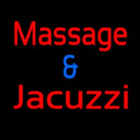 Massage And Jacuzzi Neo Sign Leuchtreklame