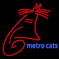 Metro Cats Leuchtreklame