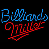 Miller Billiards Te t Pool Beer Sign Leuchtreklame