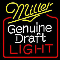 Miller Genuine Draft Golden Gate Bridge Wide Leuchtreklame