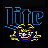 Miller Lite Eagle Cresent Leuchtreklame