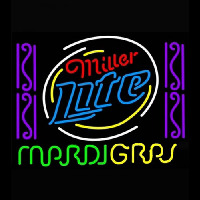 Miller Lite Mardi Leuchtreklame