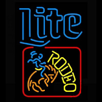 Miller Lite Rodeo Leuchtreklame