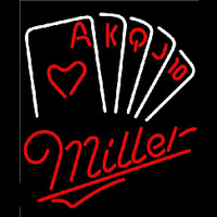 Miller Poker Series Beer Sign Leuchtreklame