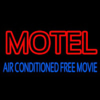 Motel Air Conditioned Leuchtreklame