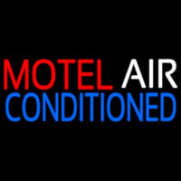 Motel Air Conditioned Leuchtreklame