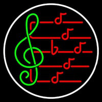 Music Note Leuchtreklame