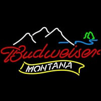 NEW Montana Mountain Budweiser bud light Leuchtreklame