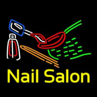 Nail Salon Logo Leuchtreklame