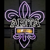 New Abita Restoration Pale Ale Nola Purple Man Cave Leuchtreklame